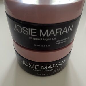 Josie Maran Whipped Argan Oil Body Butter Bundle 8 oz Each – Open, Unused